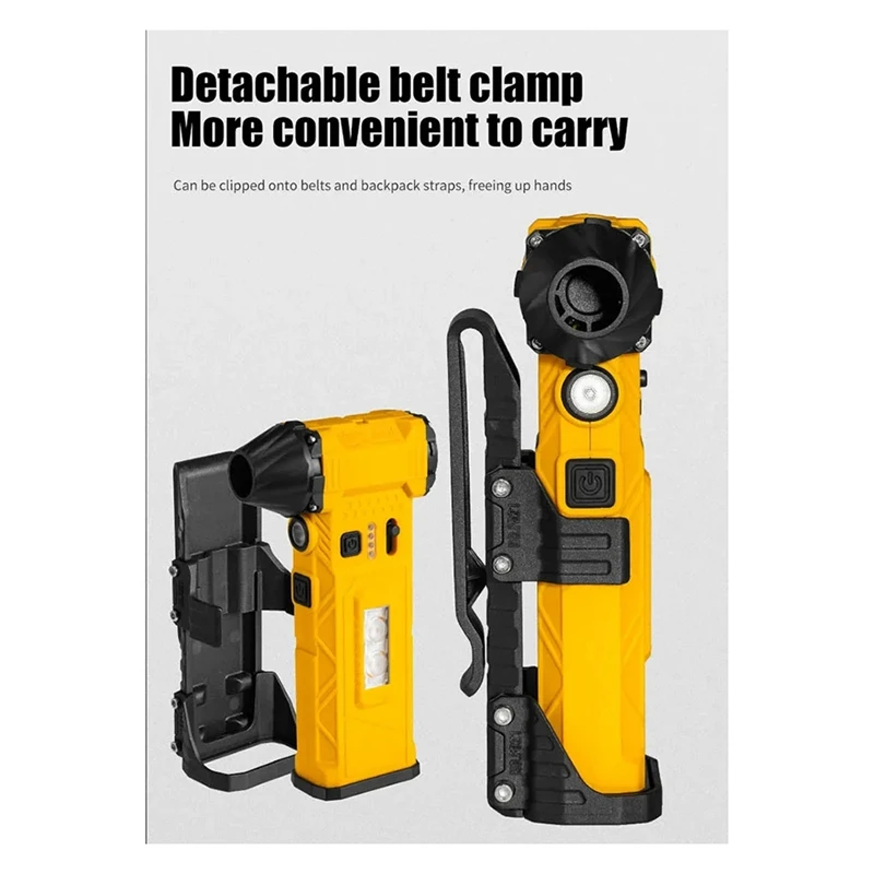 

Outdoor Violence Fan Brushless Motor Cleaning Fan Dust Blower Emergency Lighting High-Speed Handheld Fan-A12I