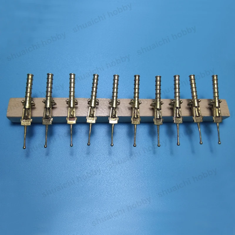 1 قطعة طول 34 مللي متر برودسايد بندقية/38 مللي متر يلقي مدفع نموذج محاكاة المدفعية DIY بها بنفسك اكسسوارات ل 1/48 مقياس المراكب الشراعية سفينة حربية نماذج