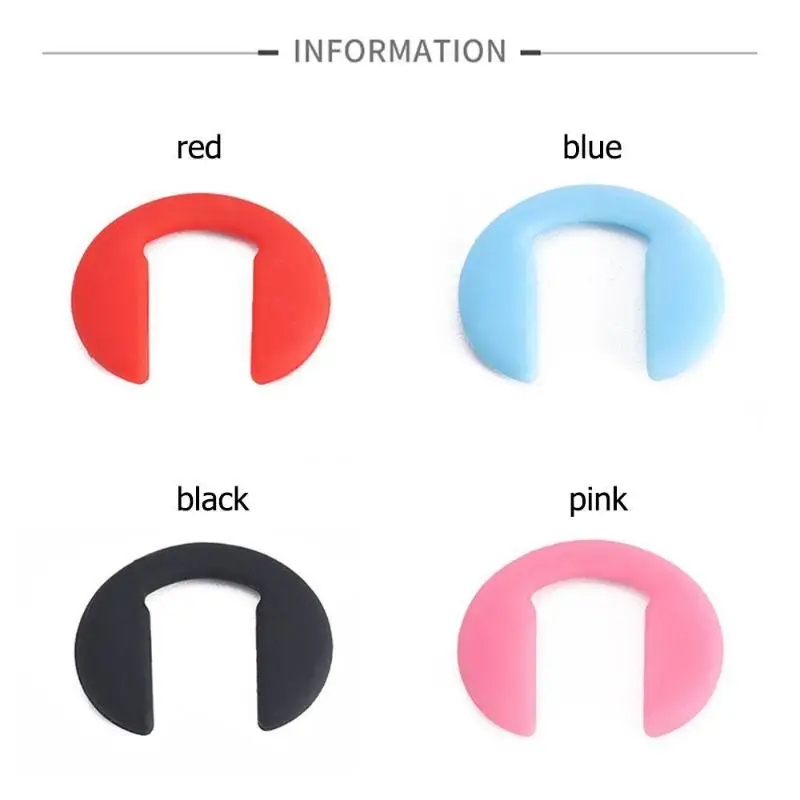 5Pcs Colorful U Shape Silicone Conjoined Kids Glasses Nose Pads Soft Anti Slip Replacement Inserts Children Eyewear Accessory
