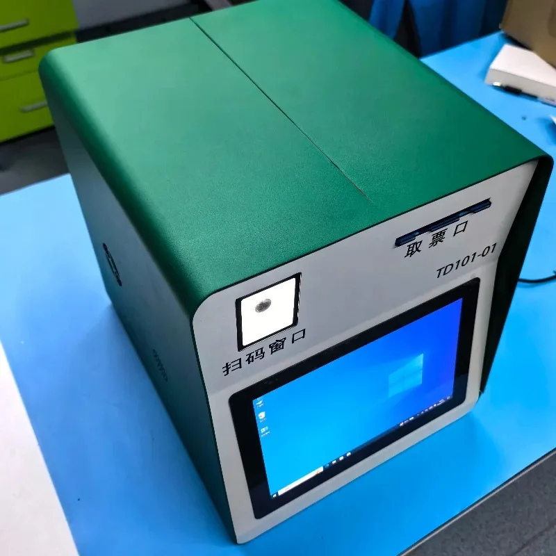 

【Best-selling】Desktop Self Service Touch Screen Ticket Vending Payment Kiosk Machine with Receipt Printer and NFC Reader