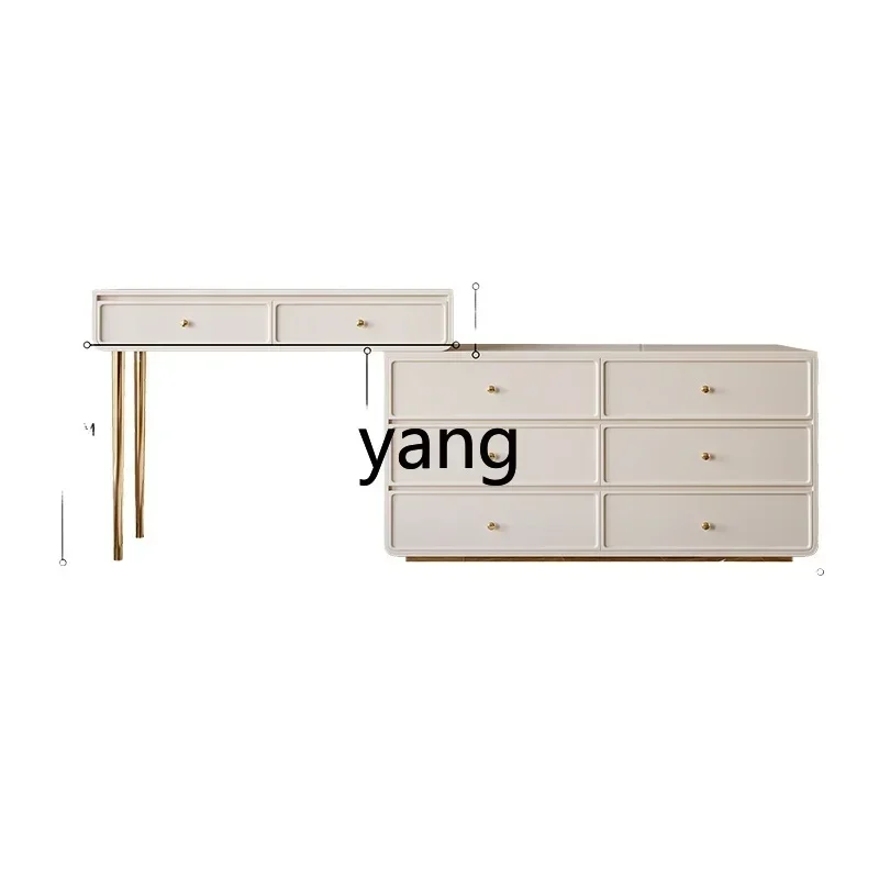 LTT1 light luxury dresser chest integrated bedroom modern simple cream style master bedroom bedside cabinet makeup table