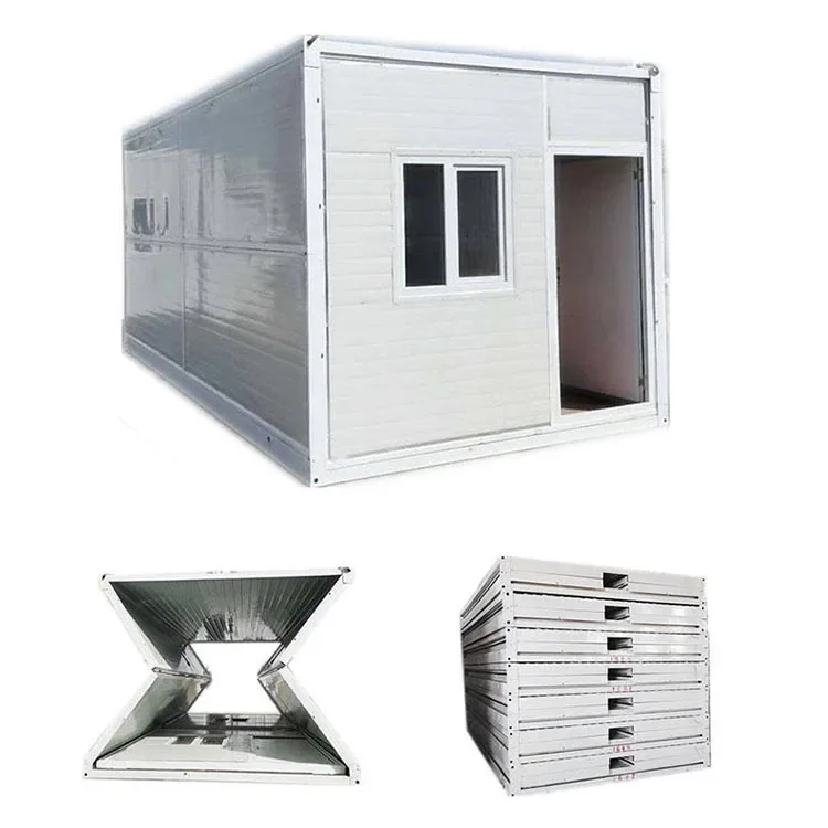 

WinFair China cheap shipping portable folding foldable expandable flat pack living ready made mobile container house