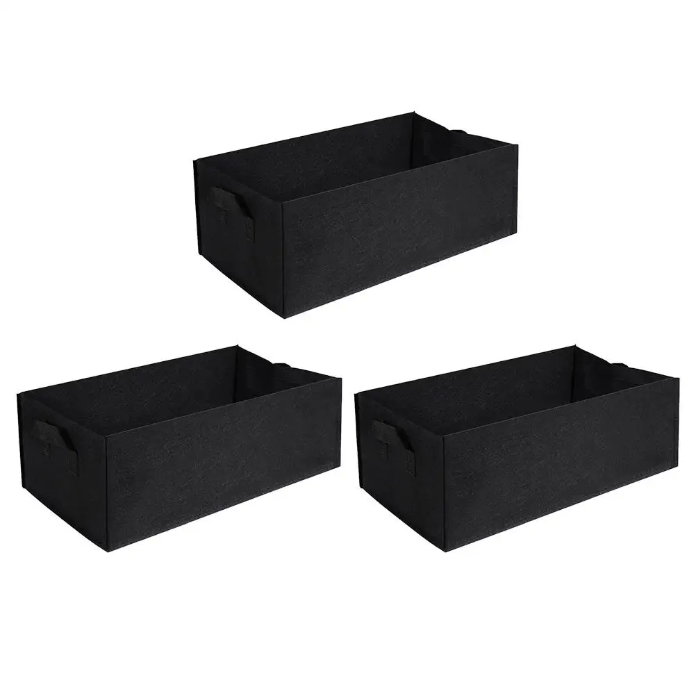 

3 Pcs Grow Bag Fabric Garden Outdoor Tree Planting Gardening Bags Bed Planter Growth