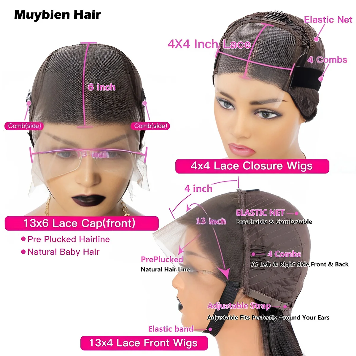 Wear and Go Glueless Bob Wig Human Hair Ombre Burgundy Loose Wave Wig Human Hair 13x4 HD Lace Front T1b/99j Bouncy Curls Wigs view 6
