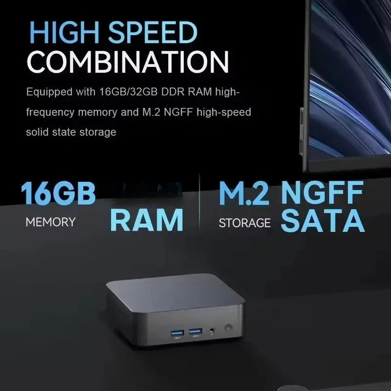 2026 Mini PC Intel Core i9 8950HK 16GB RAM 1TB SSD PC Gamer Computer Dual WIFI 6 BT5.2 4K HD Mini Gaming Pc Desktop