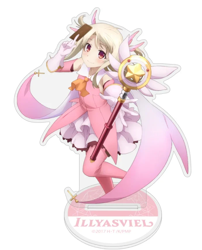 Anime Illyasviel von Einzbern Acrylic Stand Doll Game Miyu Edelfelt Figure Model Plate Cosplay Toy for Gift