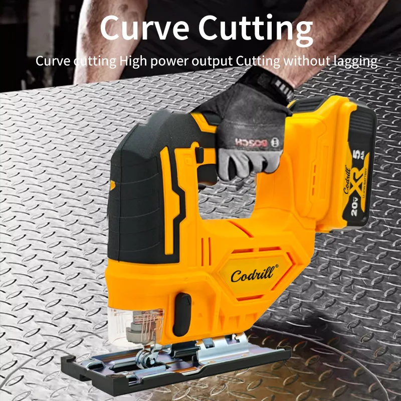 For Dewalt 20V Battery PIN Multifunction Cordless Electric Jig Saw Portable 2700RPM Adjustable Woodworking Power Tool