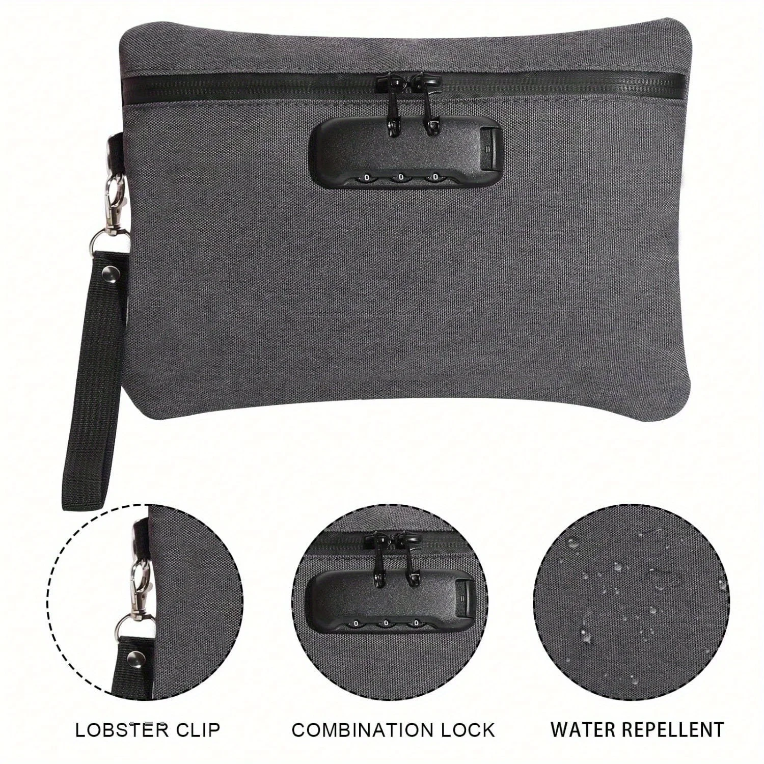 20 قطعة من حقيبة الأكياس المقاومة للرائحة مع صينية دوارة ومجموعات أنابيب تخزين أكياس مايلر