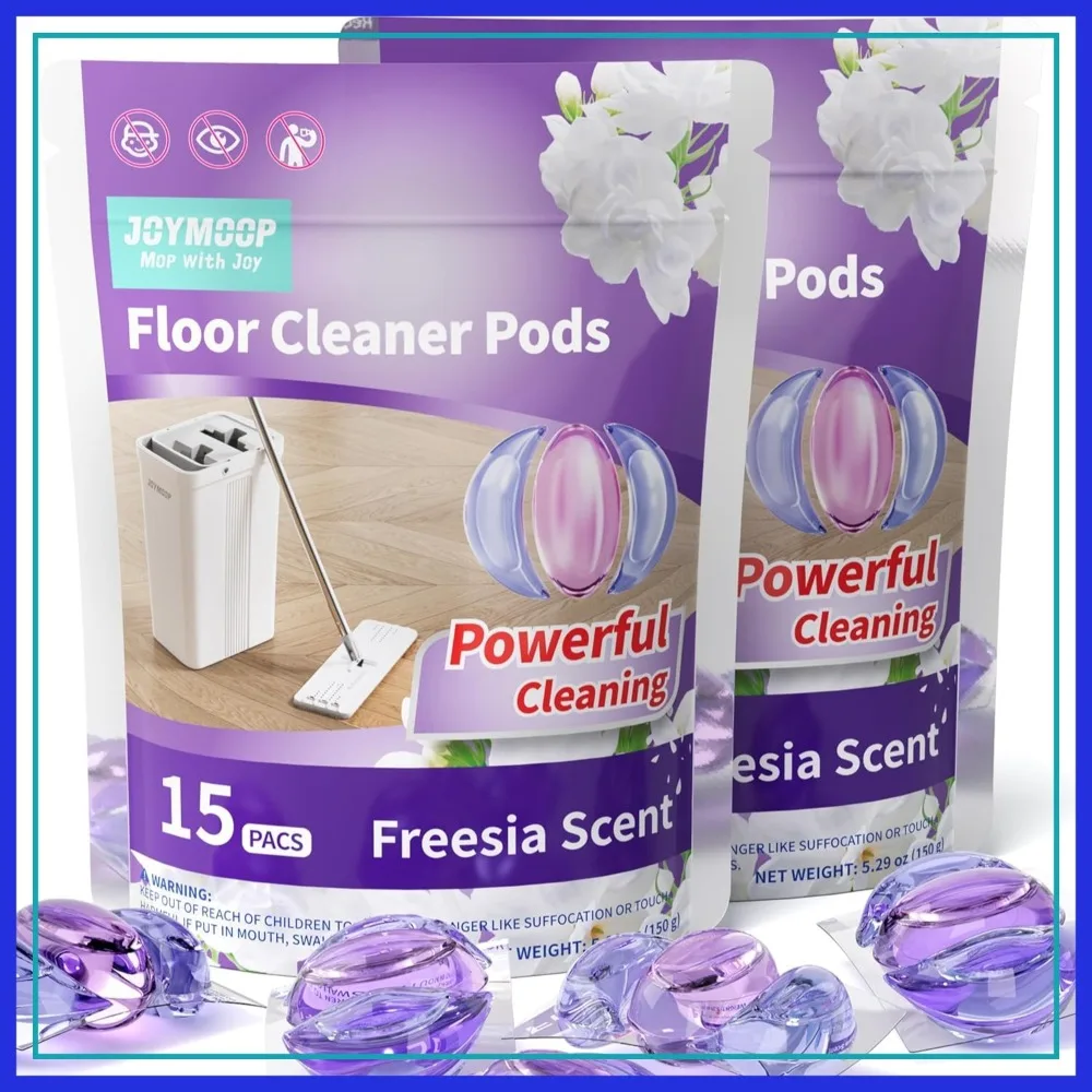 

Floor Cleaner Pods for Mopping, 30 Pack, Hardwood Tile Marble, Works with Mop Bucket