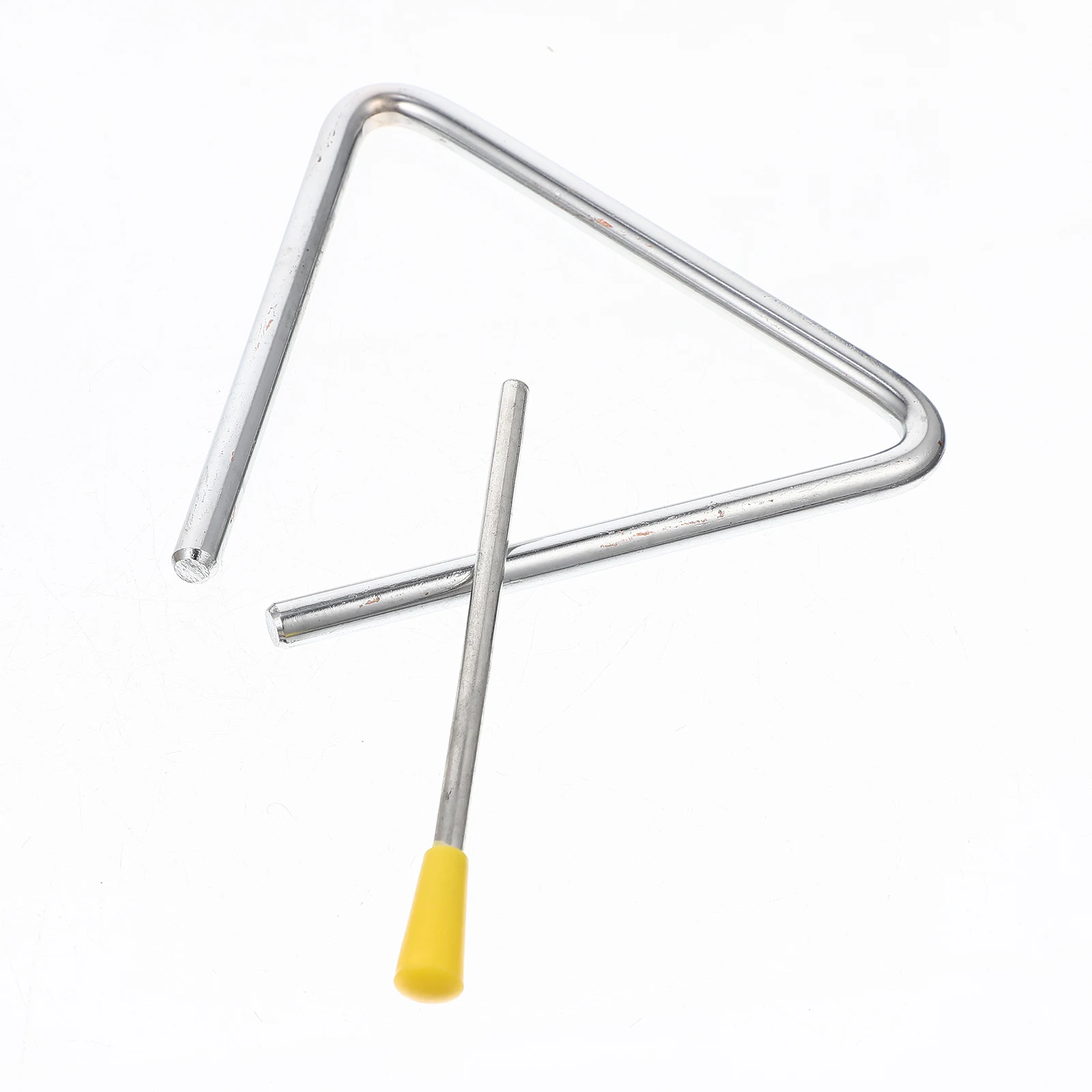 

1Set Steel Triangle Percussion Instrument For Kids Adults Toddlers Rhythm Brain Exercise Instruments Clear Sound Smooth No Burrs