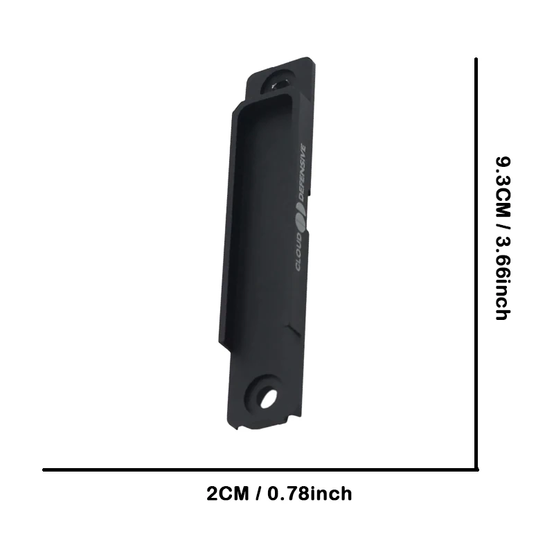 ELEMENTS GEAR Tactical Remote Switch Mounting Slot M-LOK Rail CNC M300 M600 Flashlight DBAL-A2 Pressure Pad Switch Accessories