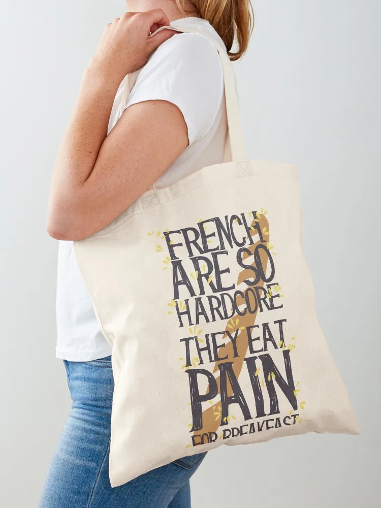 french are so hardcore Tote Bag tote bag canvas Candy bags Canvas Tote Bag