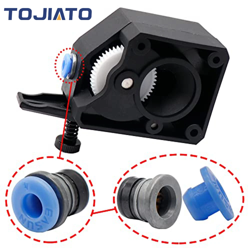 3D-Drucker-Extruder-Teile Bowde ECAS04 Pneumatische Fitting Straight Quick in Print Extruder Eingebettete Spannzangenklemmen für PTFE Voron – Detail 4