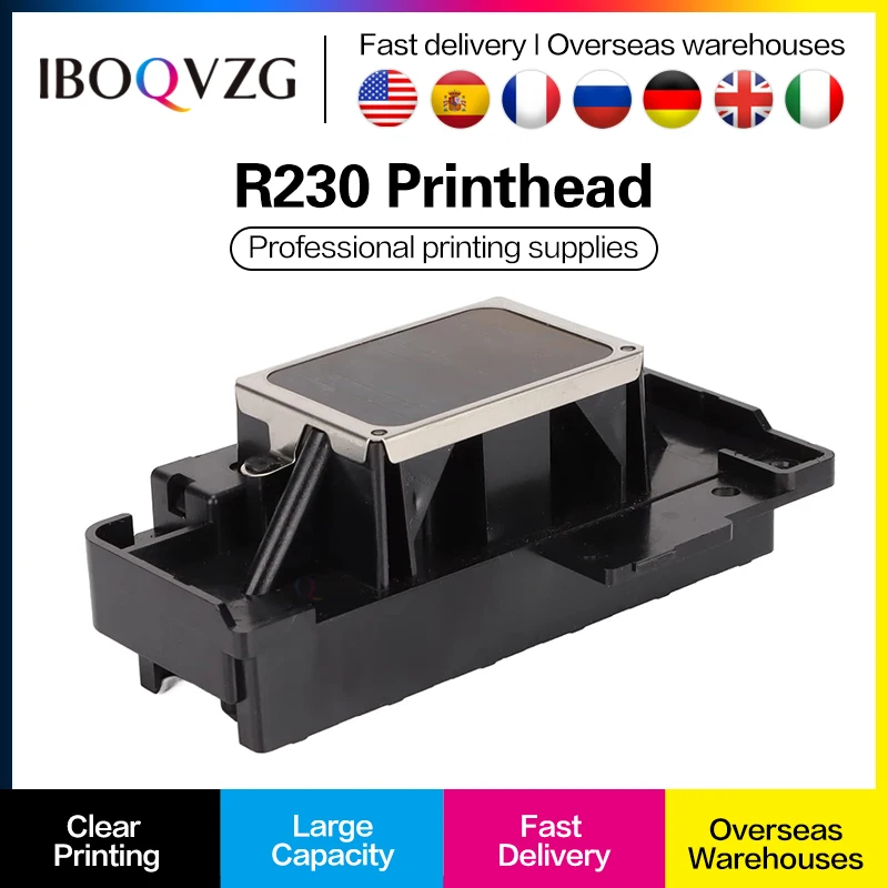 IBOQVZG F166000 Print Head Printhead Printer Head Fits For Epson Stylus Photo R220 R350 R200 R310 R320 R210 R300 R230 R340