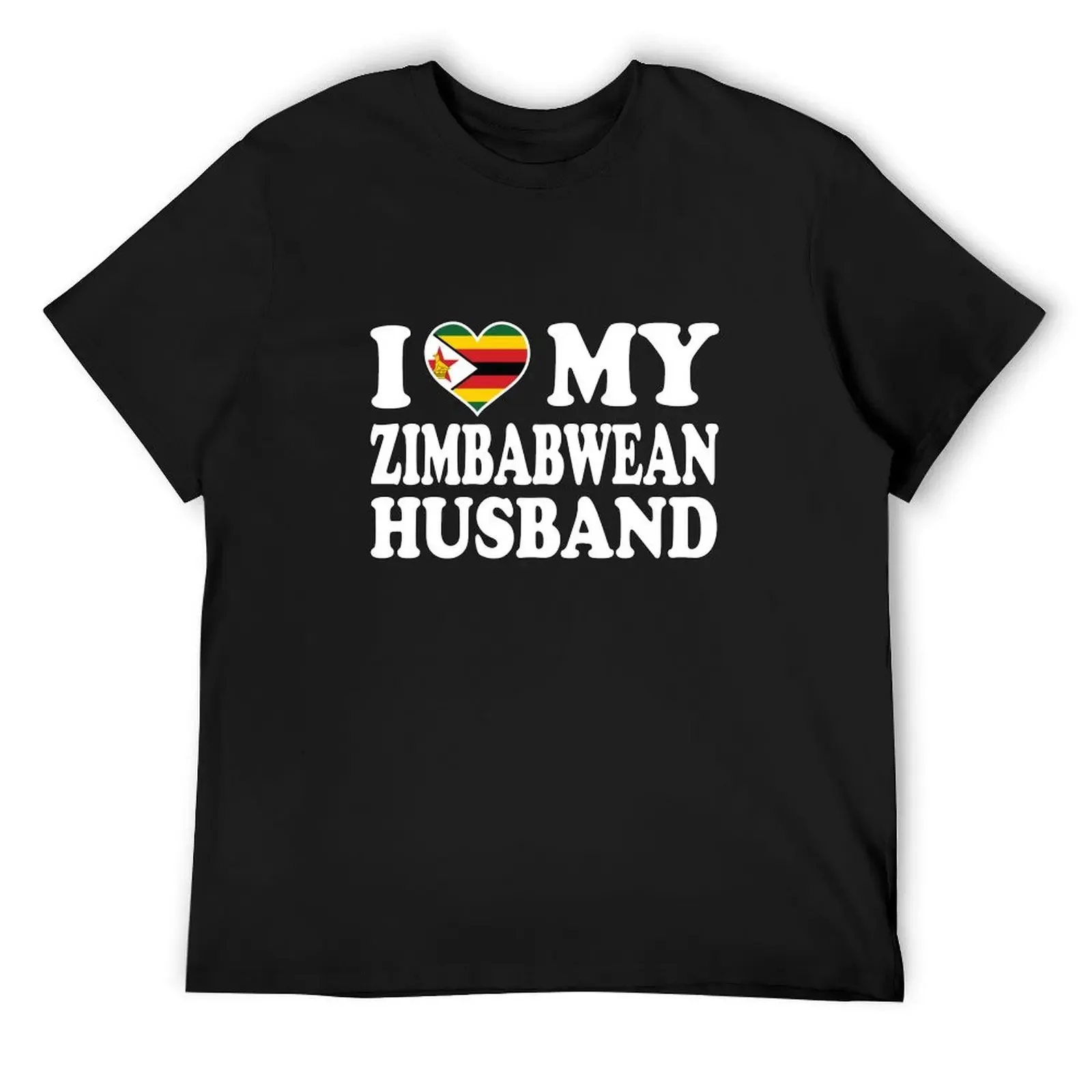 I Love My Zimbabwean Husband I Heart My Zimbabwe Husband Gift T-Shirt