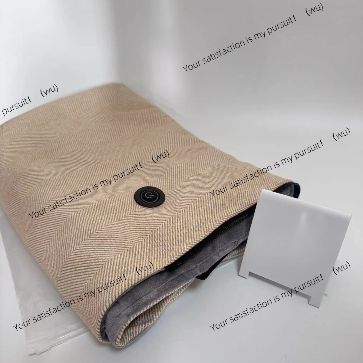 بطانية دافئة من الصوف الوافل USB قابلة لإعادة الشحن، شال تسخين خارجي محمول #2