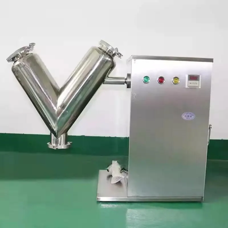 VH-2 Teaching Laboratory Small Mixer V-type Experimental Mixer Material Mixer for Food Processing Raw Material Mixer