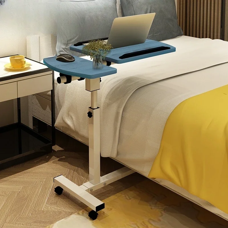 

High-End Fashion Bedside Table Movable Simple Computer Desk Bedroom and Household Student Desk Lifting Dormitory