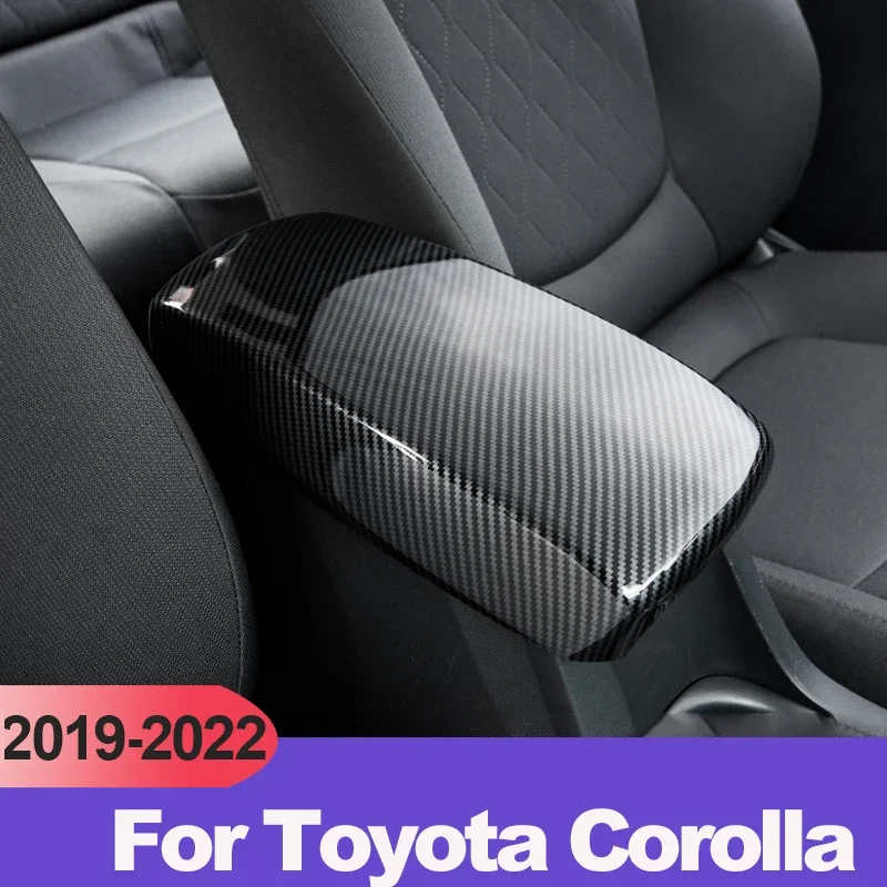 

ABS автомобильная центральная консоль, подлокотник, ящик для хранения, крышка, отделка, внутренние аксессуары для Toyota Corolla 2019-2021 2022 2023 2024 E210