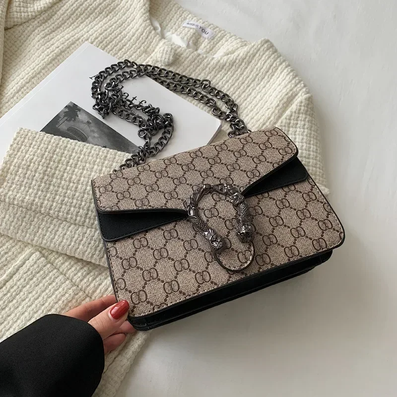 

Premium Retro Bacchus Bag Diaper Bag Women's Versatile European and American Fashion Chain Bag Single Shoulder Messenger Bag