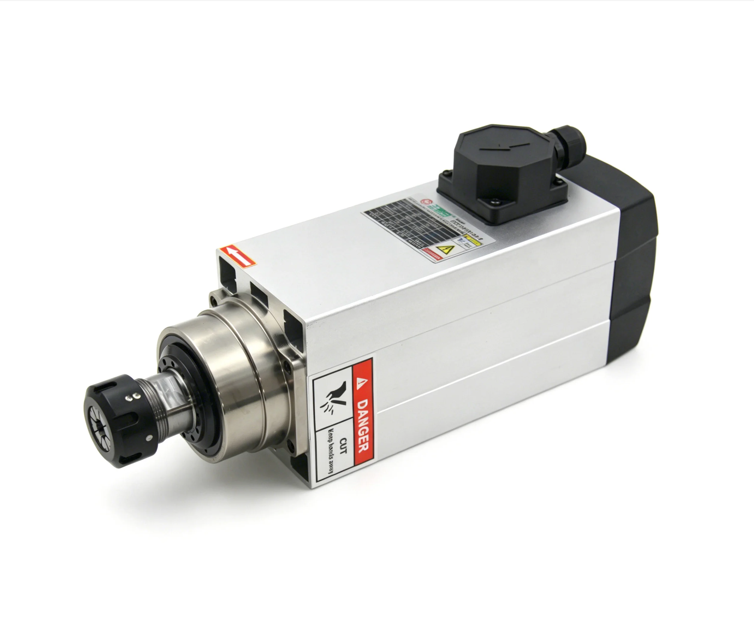 Good Quality 6kW 18000rpm ER32 Air Cooling Cnc Spindle Motor (Copper Rotor) High Speed Milling Machine Tool Spindle