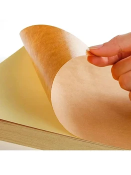 自己粘着性インクジェットプリンター,a4クラフト紙,高粘着性ブラウンステッカー,印刷可能