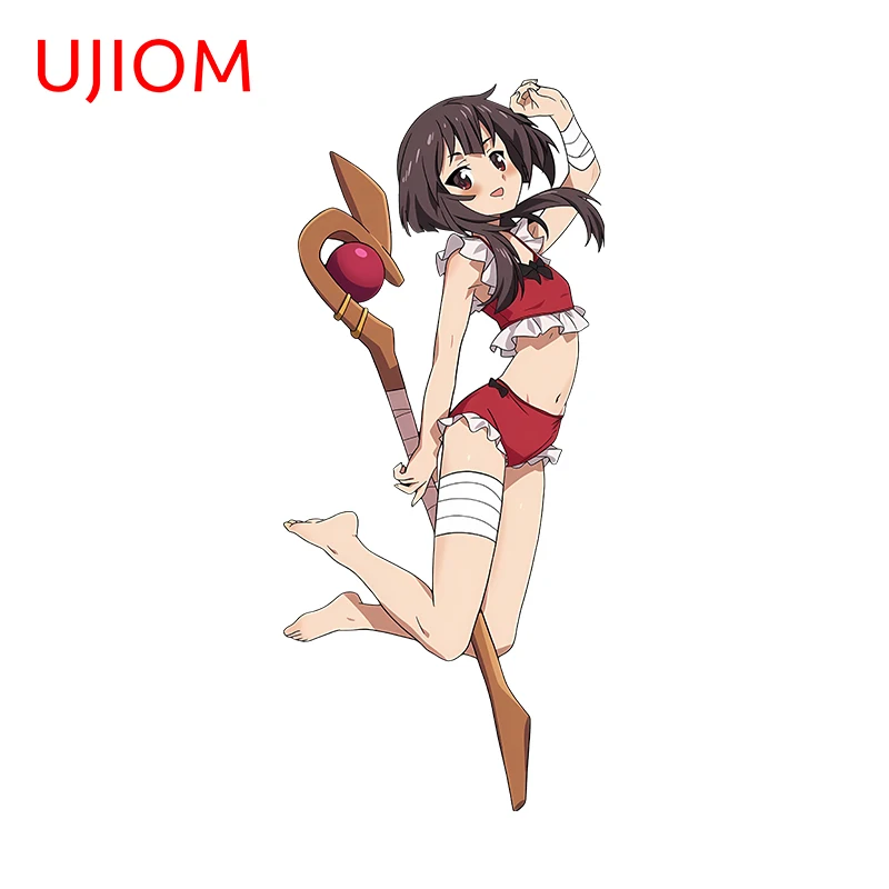 UJIOM Lively Megumin стикер на стену художественный привлекательный Высокое качество граффити наклейка водостойкие аниме клейкие обои для комнаты