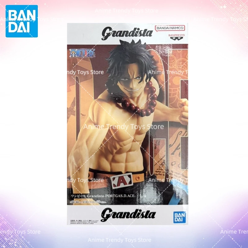 

in stock Original BANPRESTO Grandista Portgas D Ace Figure Anime Model One Piece Genuine Toy WB