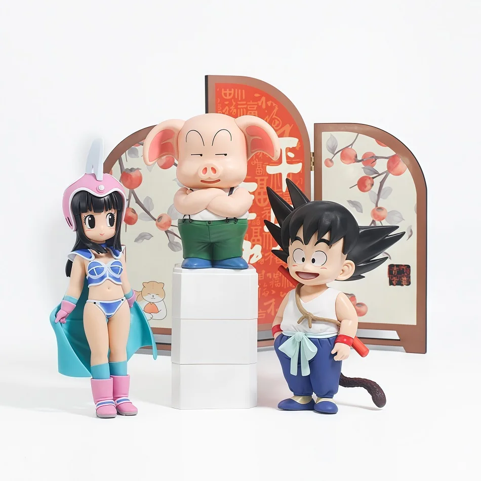 Dragon Ball Z Anime PVC Figure - Cute Sr. Popo Karin Sama with Goku Vegeta Oolong Super Saiyan Model Toy Collectible - view 3