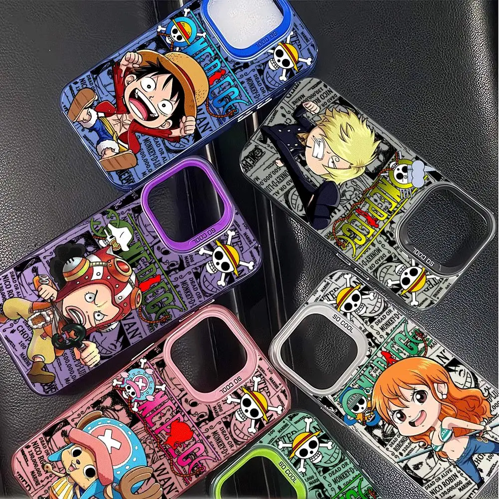 Luxury Cute O-One Piece Phone Case For iPhone 15 Pro Max 14 Plus 13 12 11 Pro XS Max X XR 15 Plus Shockproof Mobile