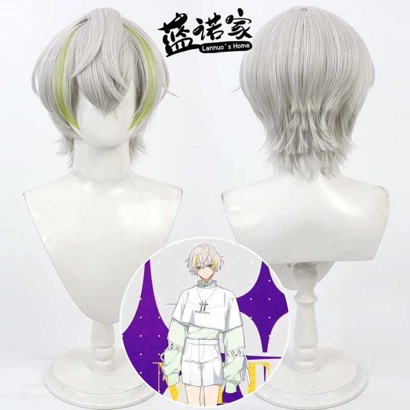 

Аниме 18TRIP белый свет сахарное покрытие косплей парик Хэллоуин карнавал реквизит для вечеринки синтетические волосы термостойкое волокно + шапочка для парика