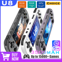 NEW U8 Open Source Retro Handheld Game Console Linux System Kid Portable Pocket Video Player 4.0 Inch IPS Screen Video Game R36S