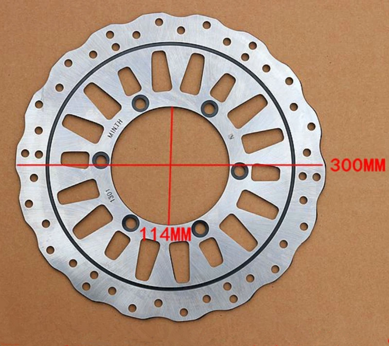 Motorcycle Parts Front Rear Brake Disc Disk Rotor For Regal Raptor DD300E-6C DD350E-6C DD350G DD 300E-6C 350E-6C 350G