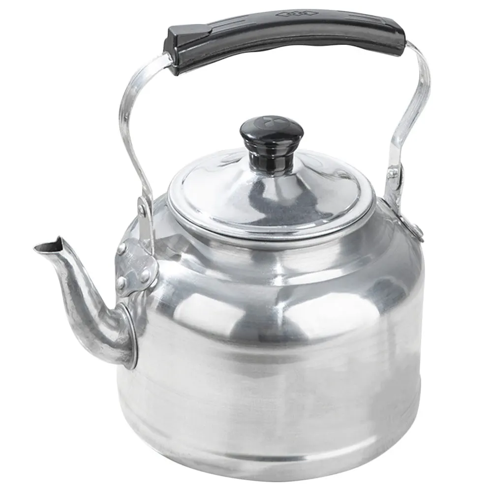

Aluminum Kettle Capacity Camping Travel Tea Aluminum Tea Pitcher Pot Handle Metal Teapot Stove Boiling Water Kitchen Pitcher