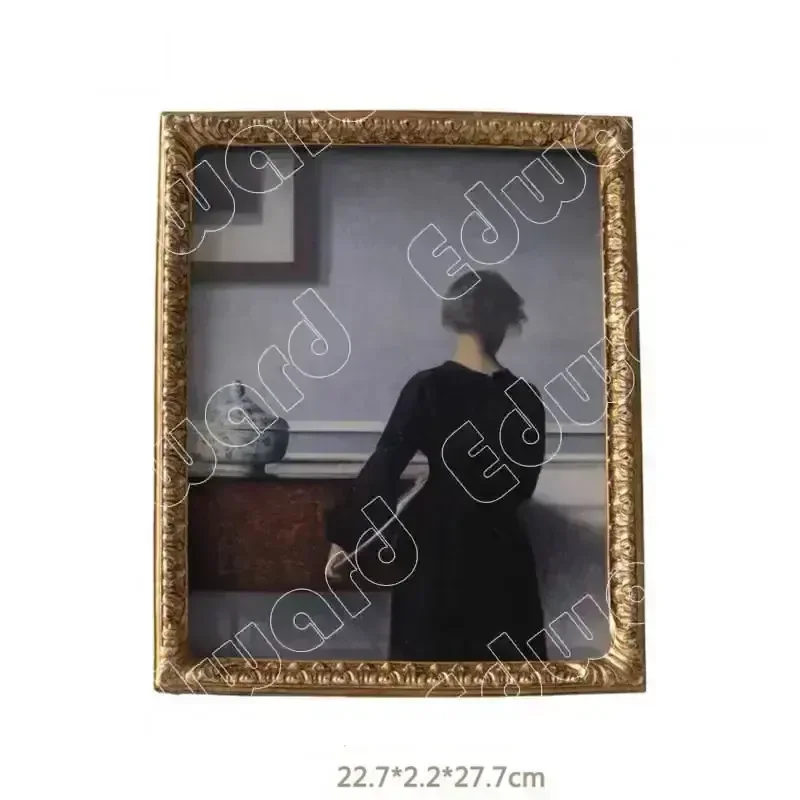 Picture Frame Retro Style Photo Frames Romantic Style Decoration Frame Classic Design Picture Frame European Bed Frame Household