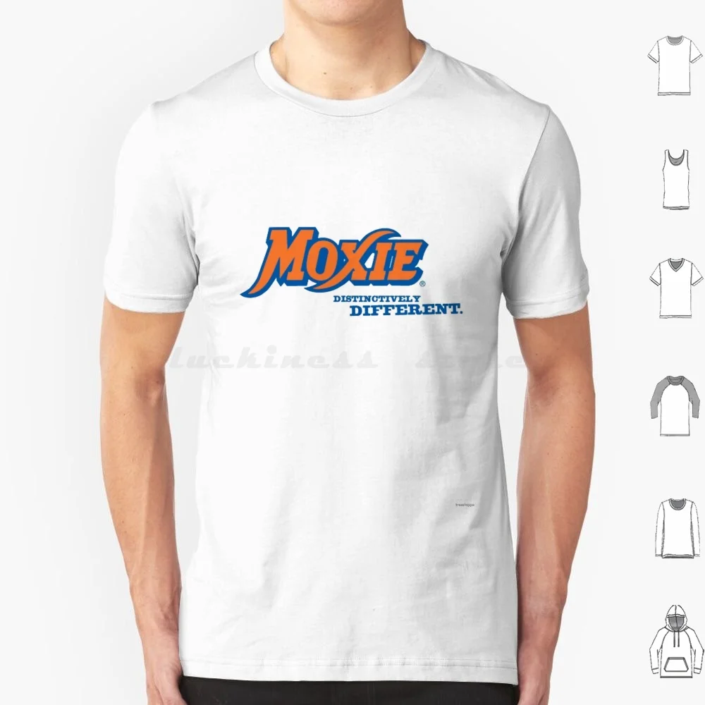 Camiseta Moxie Soda "Distintificamente diferente", talla grande, 100% algodón, Soda Pop Cola Maine North Northerner, clásico, Retro, Vintage
