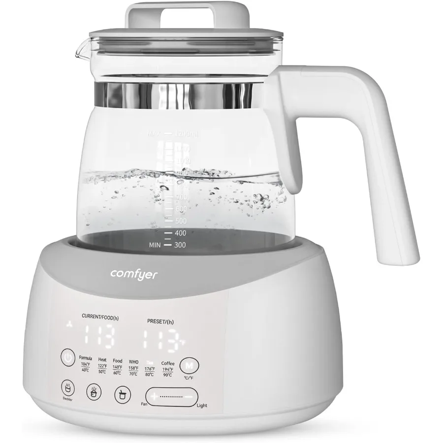 

Подогреватель детских бутылочек с ночником и быстрым охлаждающим вентилятором, электрический чайник с 6 предустановками температуры, мгновенный нагрев воды