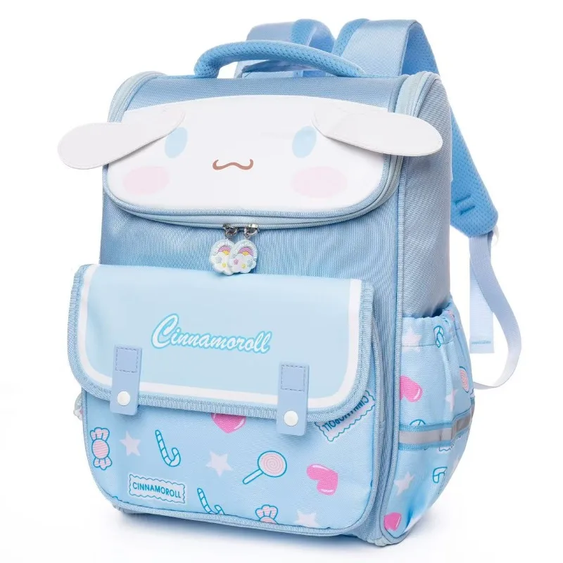 

Sanrio Kawaii Backpack for Girl Student with Cartoon Hello Kitty Melody Kuromi School Bag Nylon Waterproof Durable Lightweight