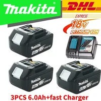 Premium Makita 18V 6.0Ah Battery – Built for Professional and Heavy-Duty Applications For LXT BL1830 BL1860 BL1840 BL1850 TD173D