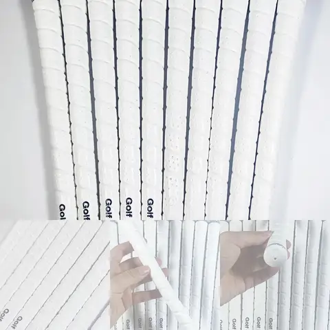 골프 그립 표준/중형 랩 투어 TPE 소재 골프 클럽 그립 화이트
