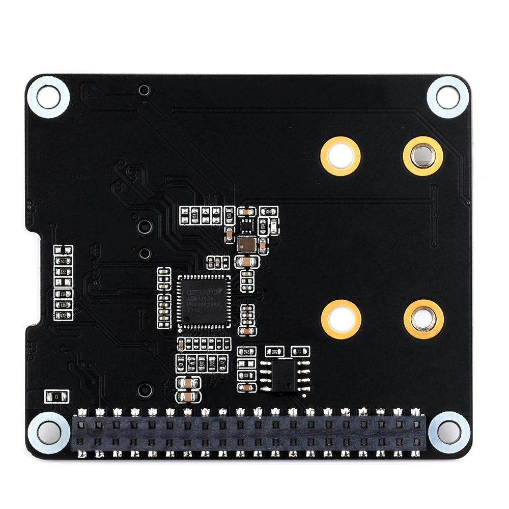 Imagem -03 - Raspberry Pi5 Pcie para M.2 Nvme 2ch 2230 2242 Ssd Duplo Suporta Gen2 e Gen3 Alta Velocidade