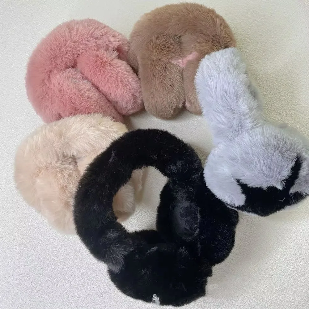 Nuevas orejeras con diseño de estrellas bonitas, protección contra el frío, cubierta suave para las orejas, accesorios de invierno, gorro para las orejas a prueba de viento para mantener el calor al aire libre