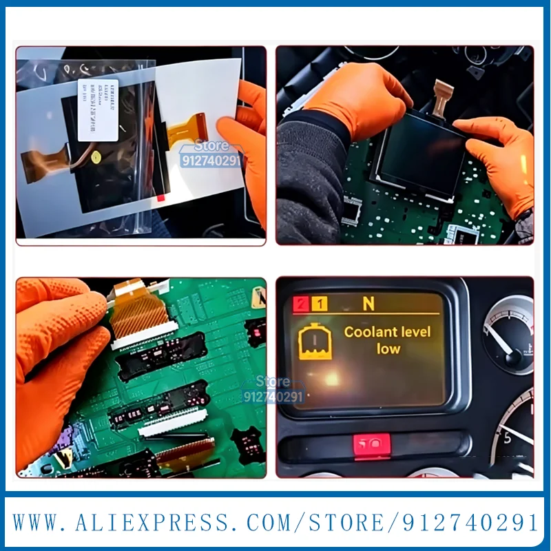 Original LCD Display Screen For Duty Truck Howo Instrument LCD XCMG Crane Instrument LCD screen Parts Replacment Repair