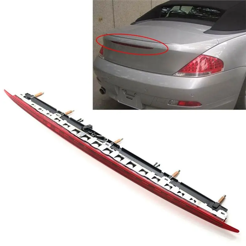 Durable-Red LED 3Rd Third Stop Brake Light For BMW 6 Series E63 E64 645CI 650I M6 2004-2007- Part Number 63256911909