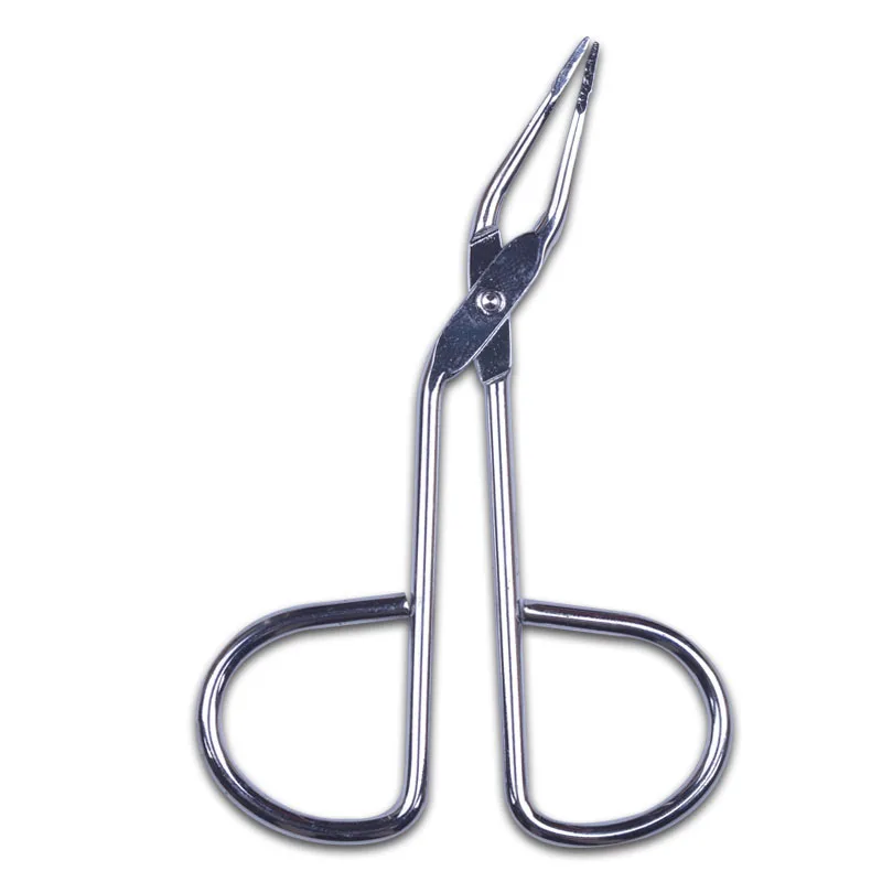 1pcs Scissors Flat Tip Eyebrow Tweezer Clamp Clipper Stainless Steel Hair Remove Hot Selling