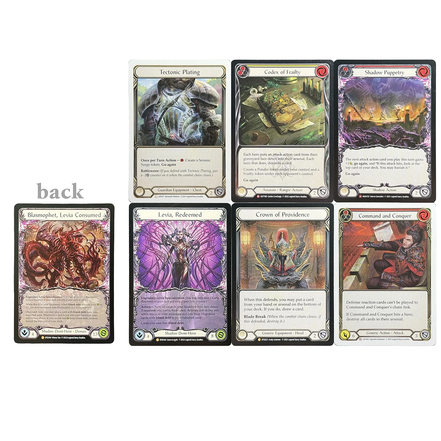 FAB MIX Reglar Game Proxy Cards Levia، Redeemed Lost in Thought Remembrance Mischievous Meeps Pulsewave Harpoon TCG Toys Cards #3