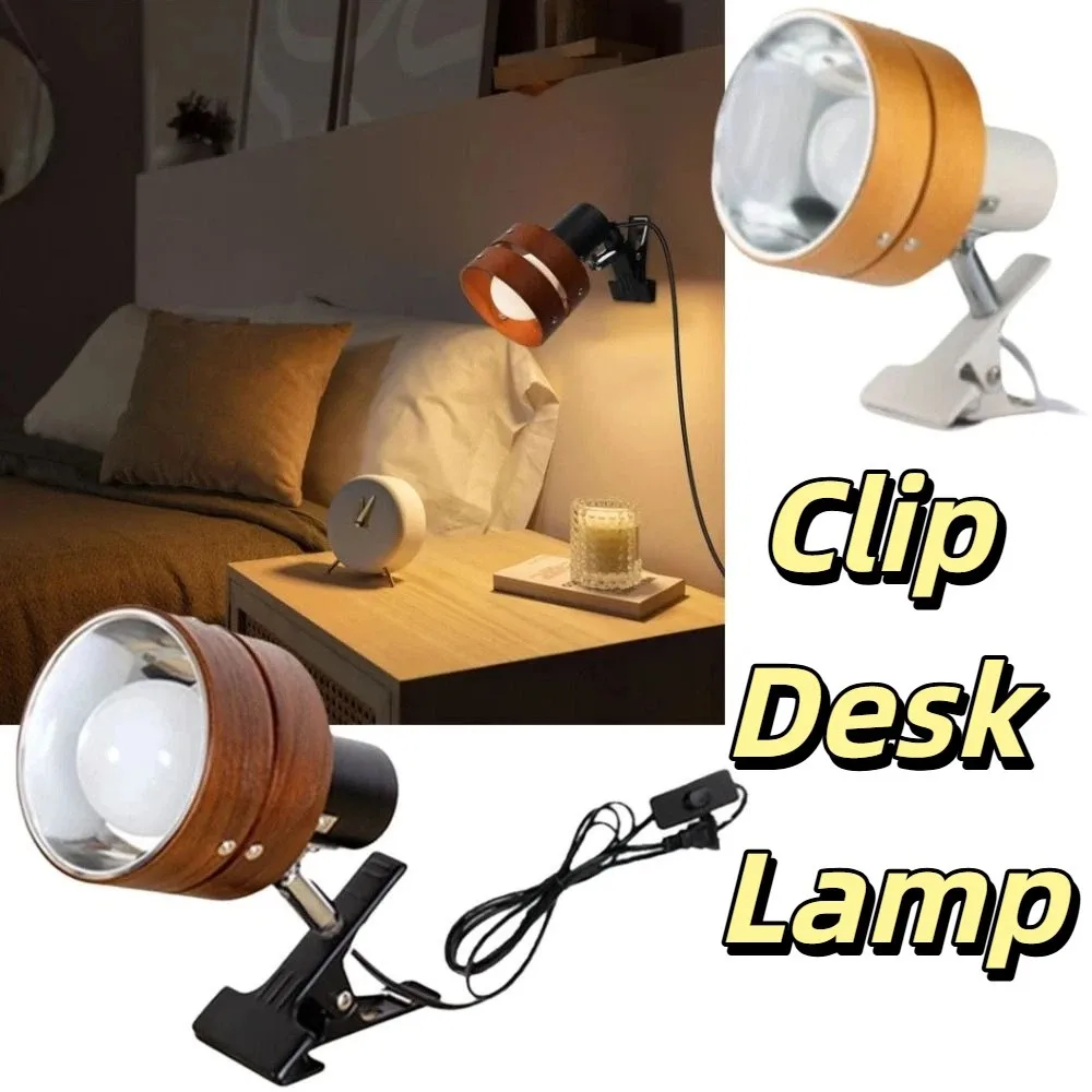 無垢材構造スイングアームクリップウォールランプled光源調整可能レトロ和風壁掛け照明北欧デザインレトロスタイル