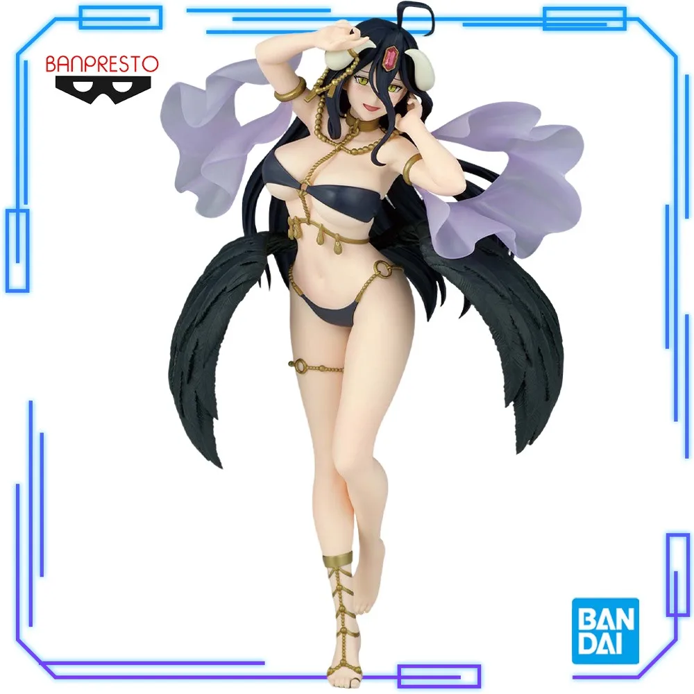 

In Stock Bandai Original Genuine Banpresto Overlord Albedo Classical Tuning Sen'ya Ichiya Monogatari 21cm Model Toy Figures Gift