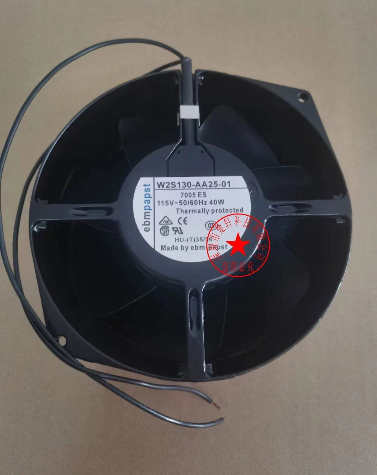 

W2S130-AA25-01 W2S130-AA27-01 115Vebm High temperature resistant fan imported from Germany