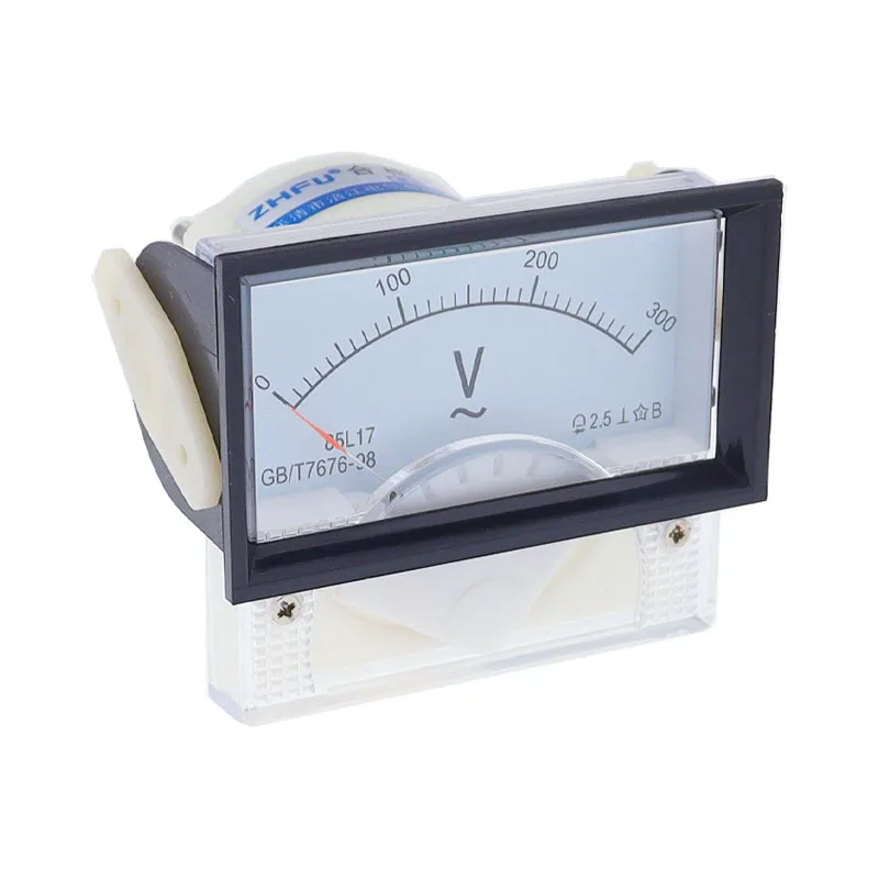 1PC 85L17-V 250V 300V 450V 500V AC Direct Analog Meter Panel Gauge AC Voltage Current Meter 70*40MM Voltmeter Voltimetro 85L17